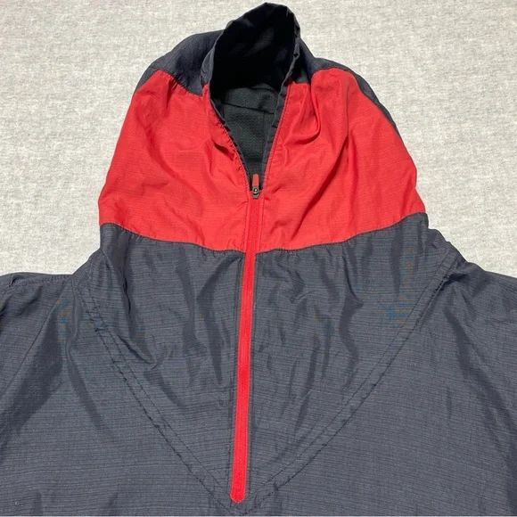 Nike Jacket Mens XXL Gray Pullover Scuba Hoodie Storm Anorak Warmup Athlete 2XL - Picture 4 of 14